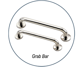 stainless steel grab bar