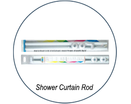 Shower curtain rod