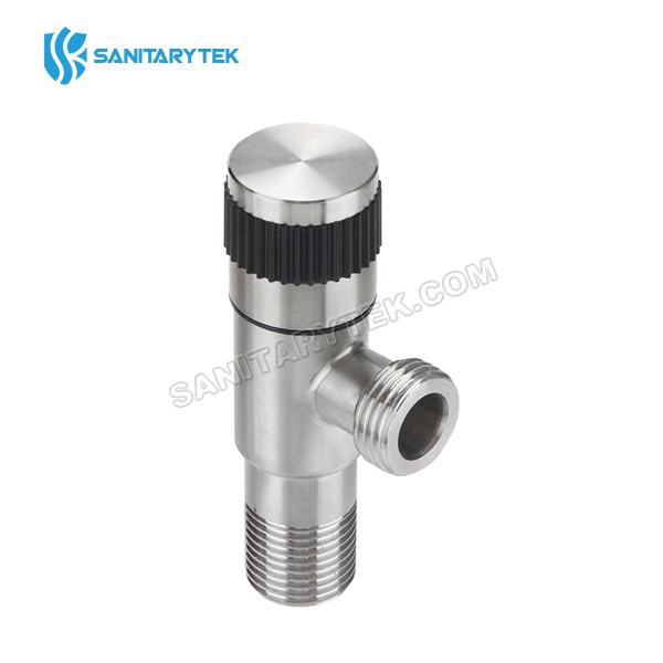stainless steel angle valve brass shattaf matte black