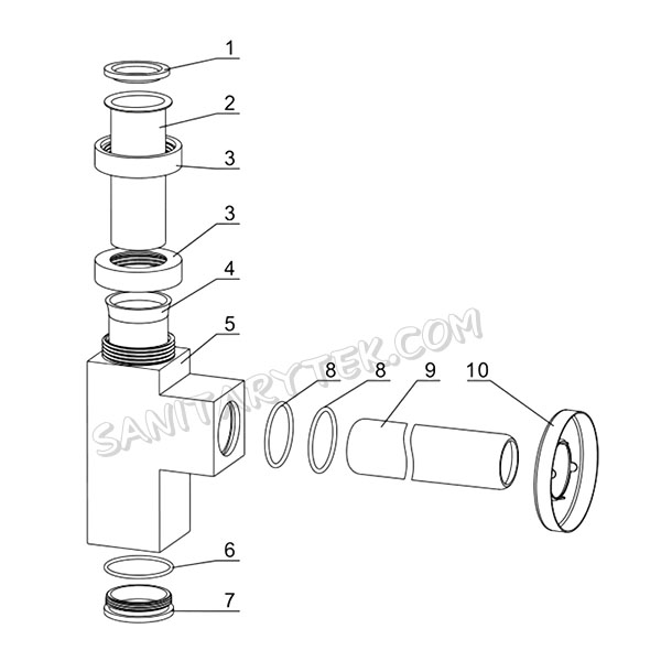 square bottle trap square bottle siphon