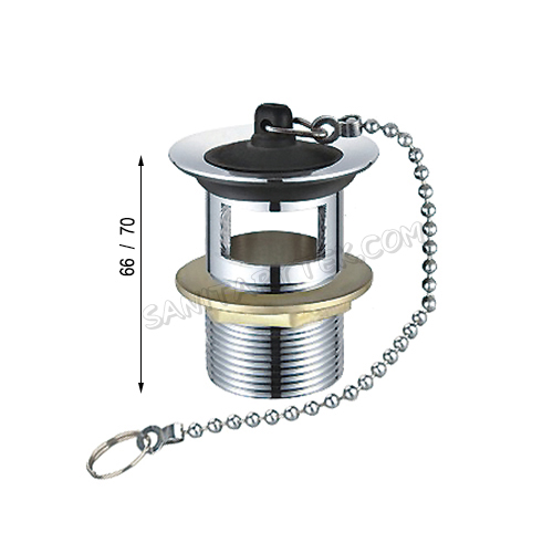 Slotted Basin Waste Poly Plug Slotted Basin Waste