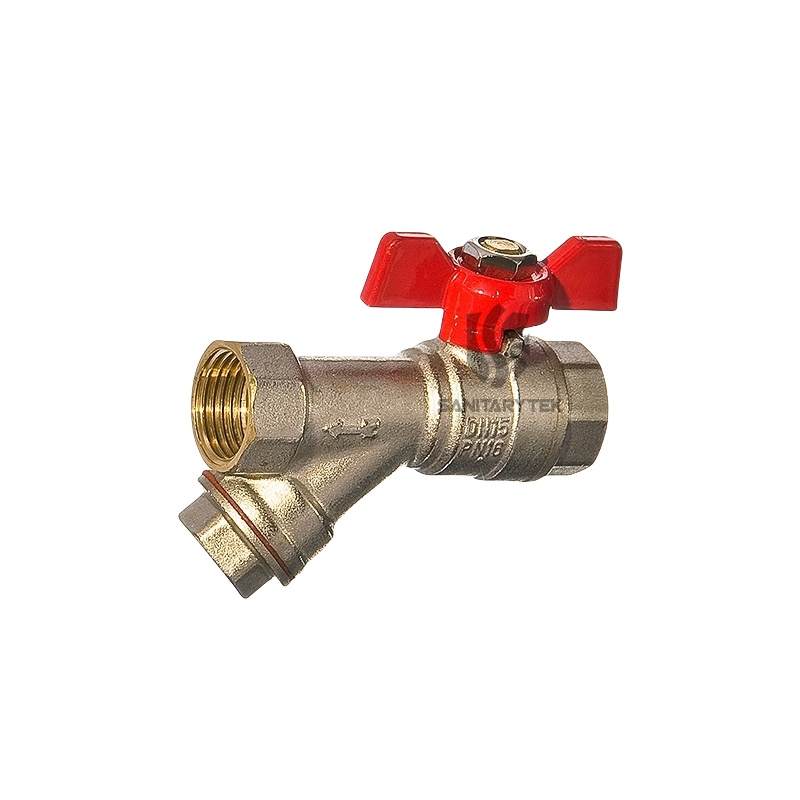 Y Type Brass Strainer Filter Ball Valve Y Type Brass Strainer Filter Ball Valve