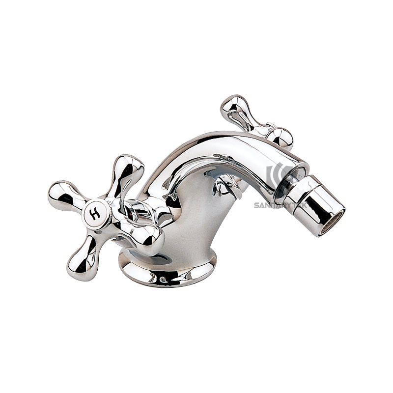 Single-hole bidet mixer with two handle Single-hole bidet mixer with two handle