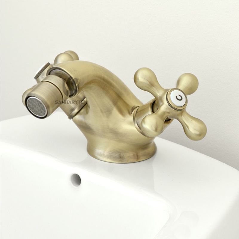Single-hole bidet mixer with two handle Single-hole bidet mixer with two handle