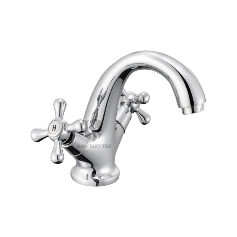 Single-hole bidet mixer with two handle Single-hole bidet mixer with two handle