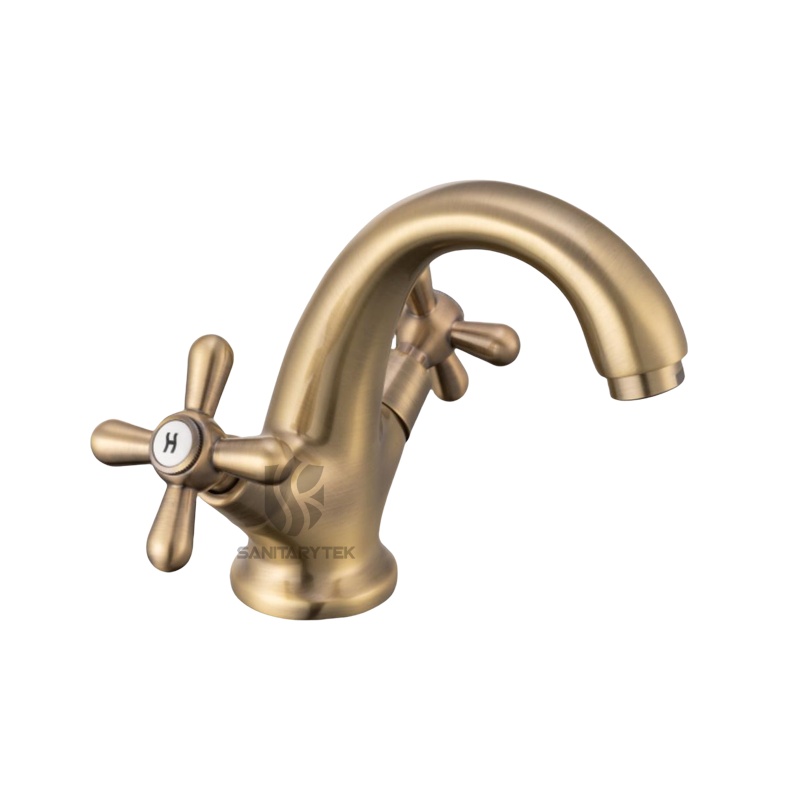 Single-hole bidet mixer with two handle Single-hole bidet mixer with two handle