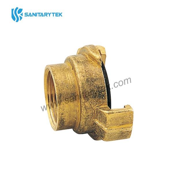 Claw coupling for water, male thread, brass Claw coupling for water, female thread, brass