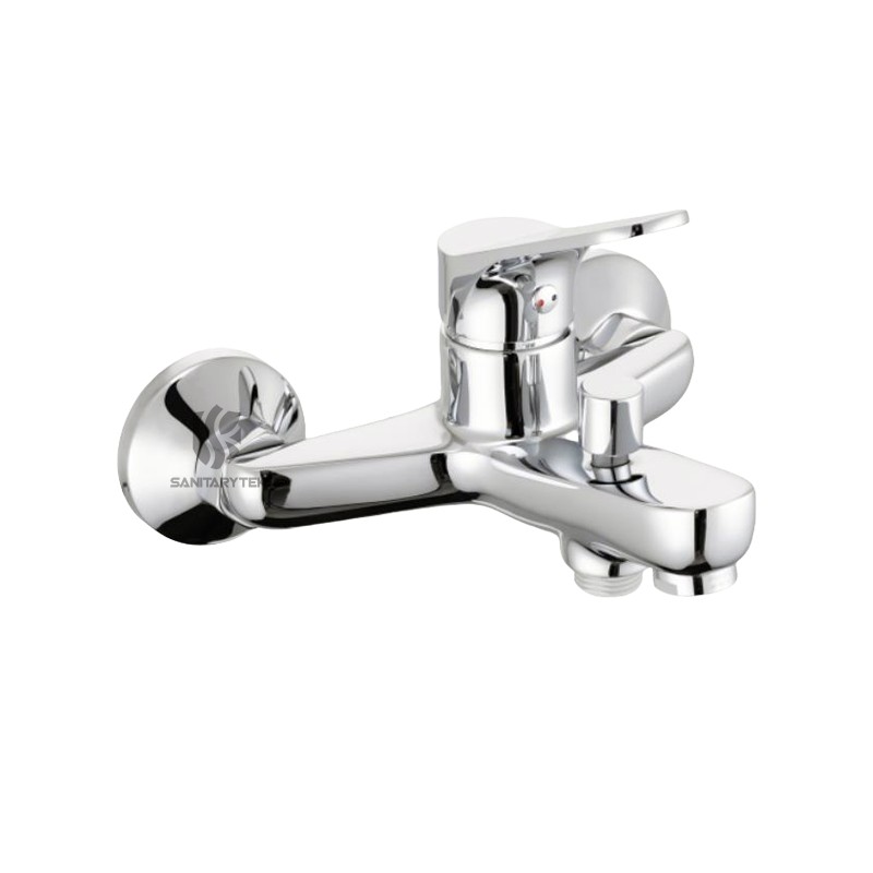 Wall single lever bath-shower mixer Wall single lever bath-shower mixer