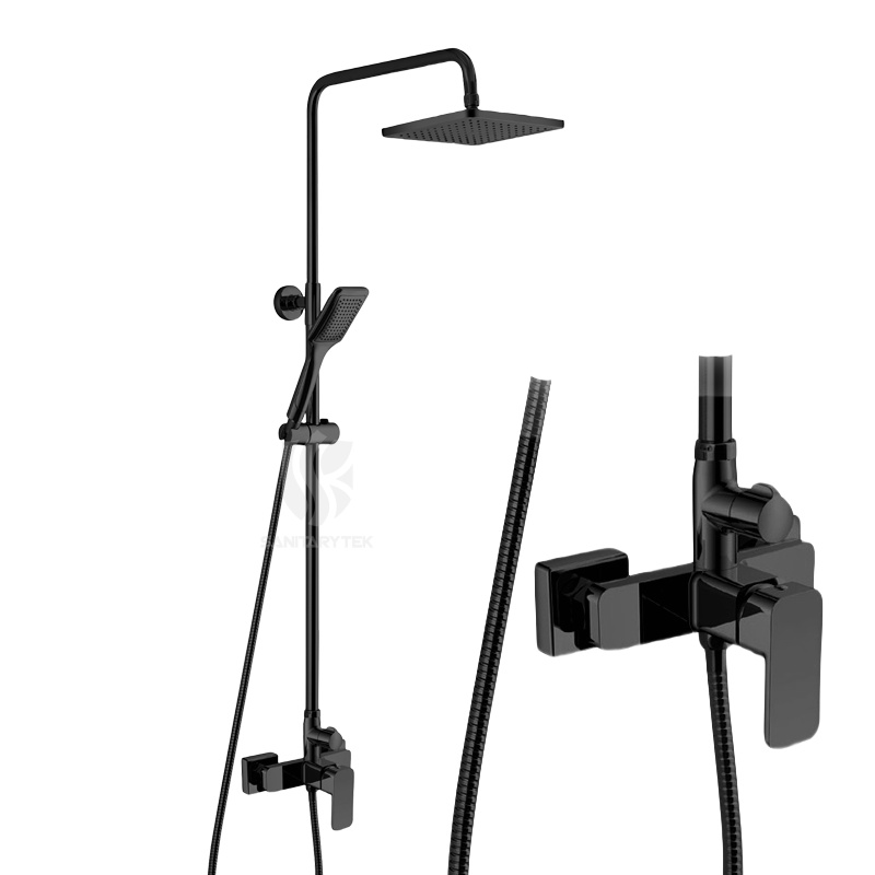 Shower lever mixers with head and hand Shower lever mixers with head and hand