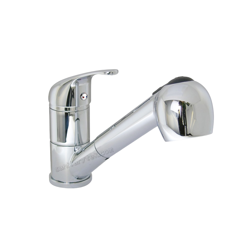 Sink mixer swivel spout with pull-out spray Sink mixer swivel spout with pull-out hand spray