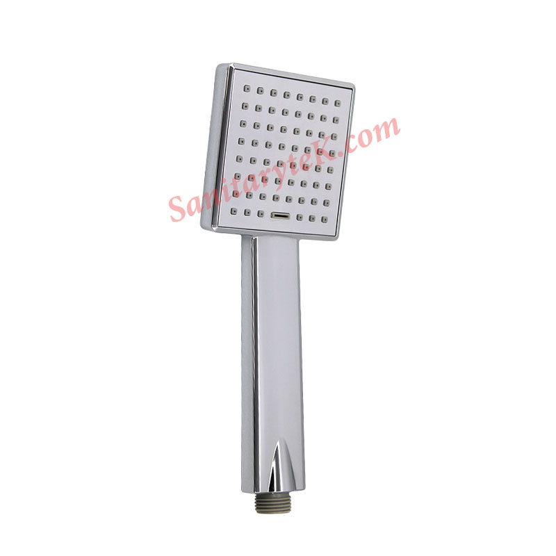 Chrome ABS square hand shower,1 function Chrome ABS square hand shower,1 function