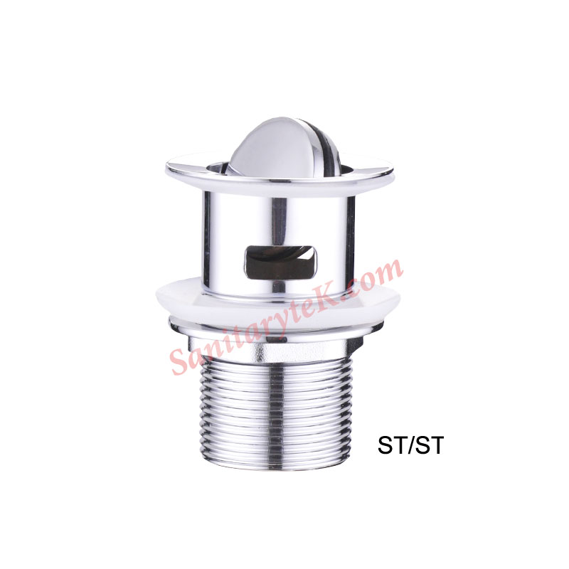 Rotative Stainless Steel Basin Waste Slotted Rotative Stainless Steel Basin Waste Slotted