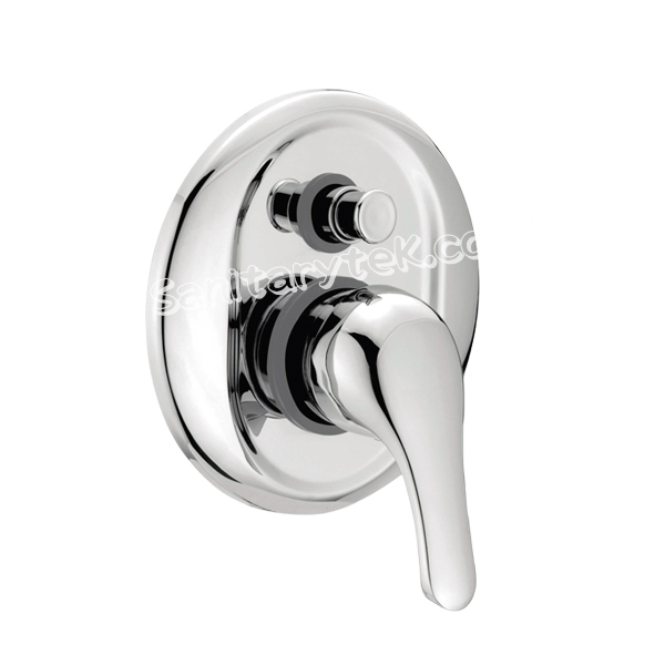 Built - in shower mixer with diverter Built - in shower mixer with diverter