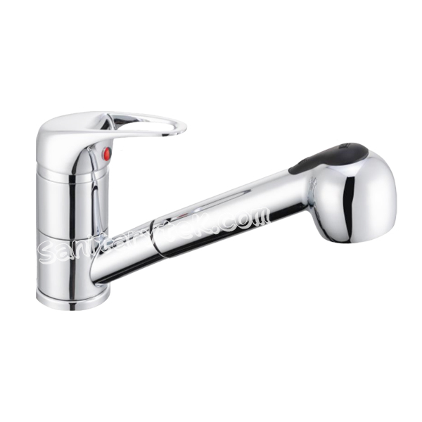 Sink mixer swivel spout with pull-out hand shower Sink mixer swivel spout with pull-out hand shower