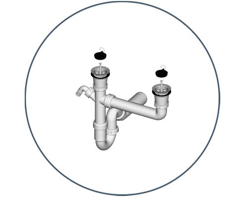 Plastic Siphons and Drains