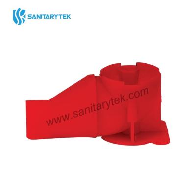 105º Red elbow plastic box