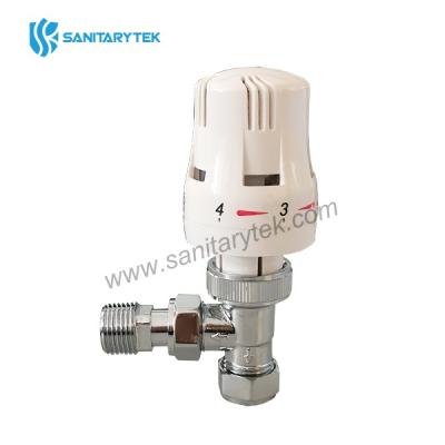 15mm Angled thermostatic radiator valve ( TRV)