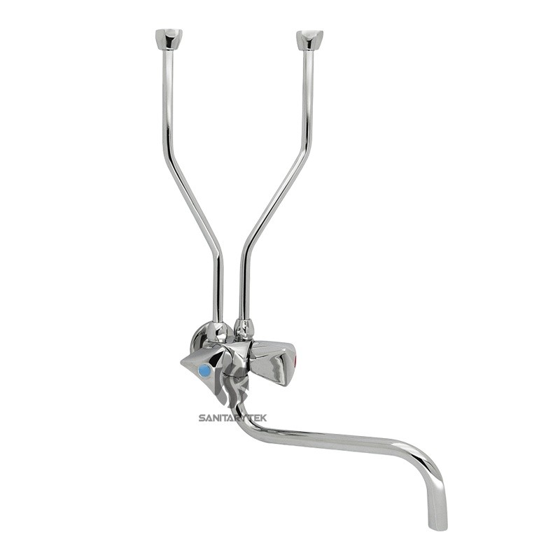 2-Handle sink mixer for water heater - Image 2