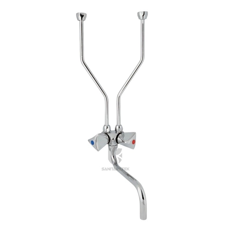 2-Handle sink mixer for water heater - Image 3