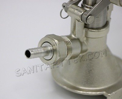 A Type keg coupler for beerbrewing