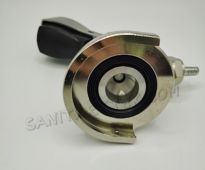 A Type keg coupler for beerbrewing