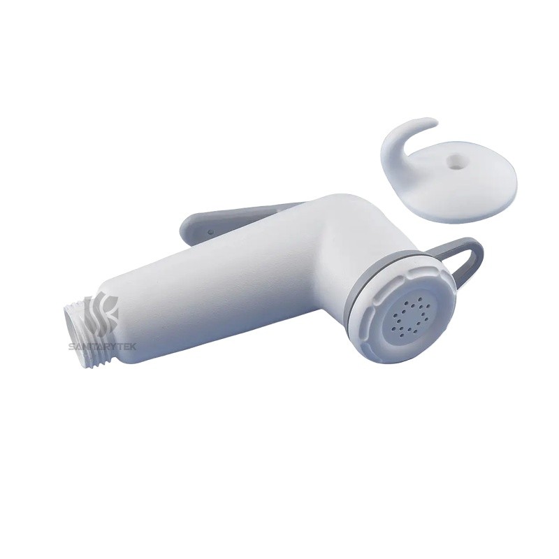 ABS white/grey shattaf head with hook - Image 2