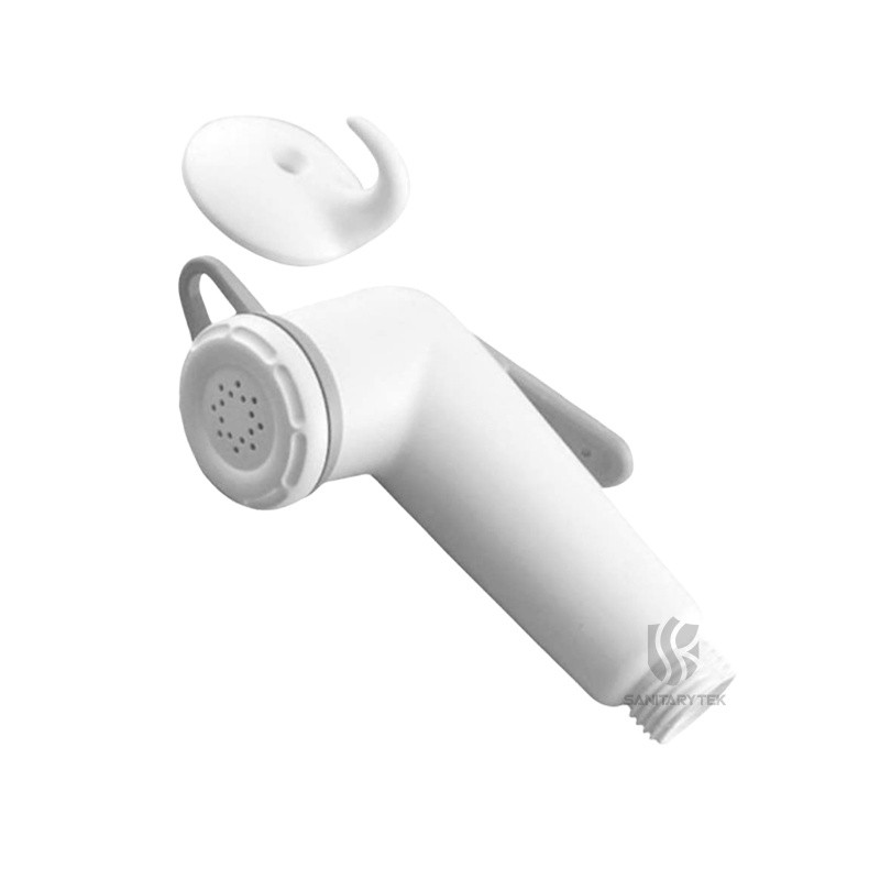 ABS white/grey shattaf head with hook