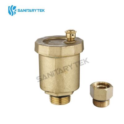 Automatic air vent valve with shut off valve