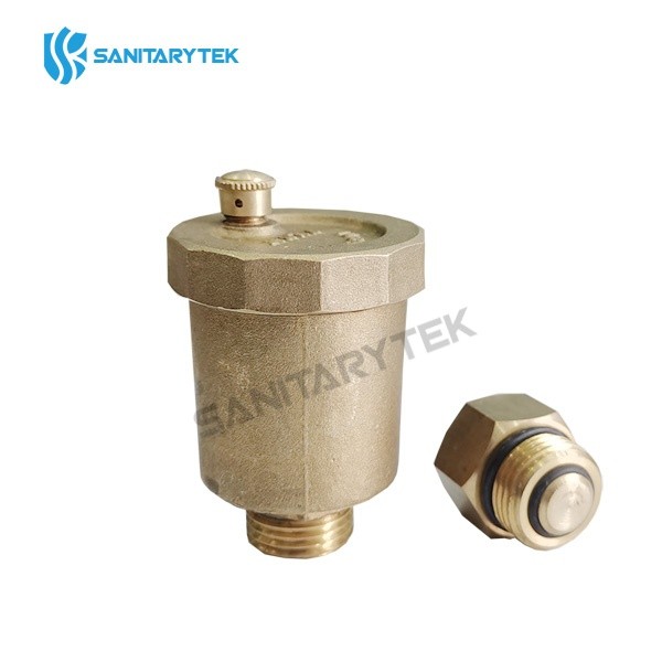 Automatic air vent valve with shut off valve