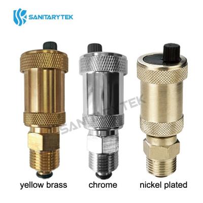 Automatic air vent with stop valve