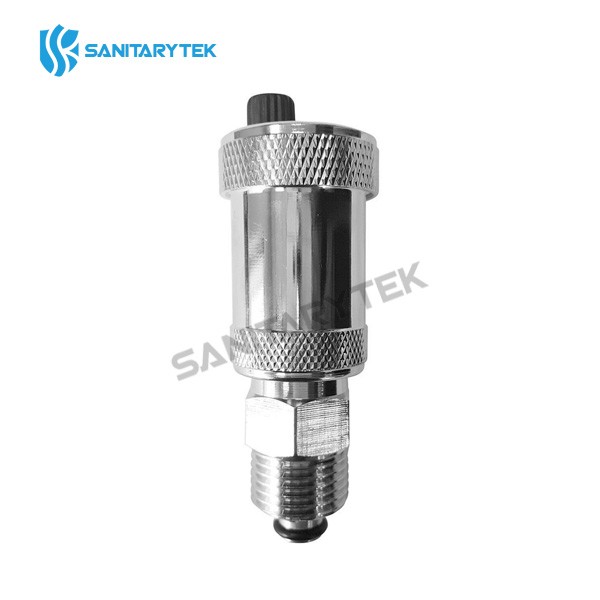 Automatic air vent with stop valve