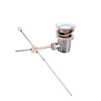 C.P Basin mixer pop-up waste with rod, plastic insert