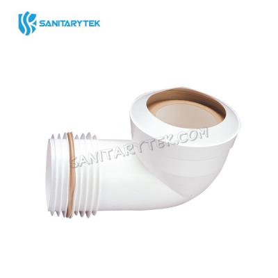 Bend toilet sleeve 90 degree