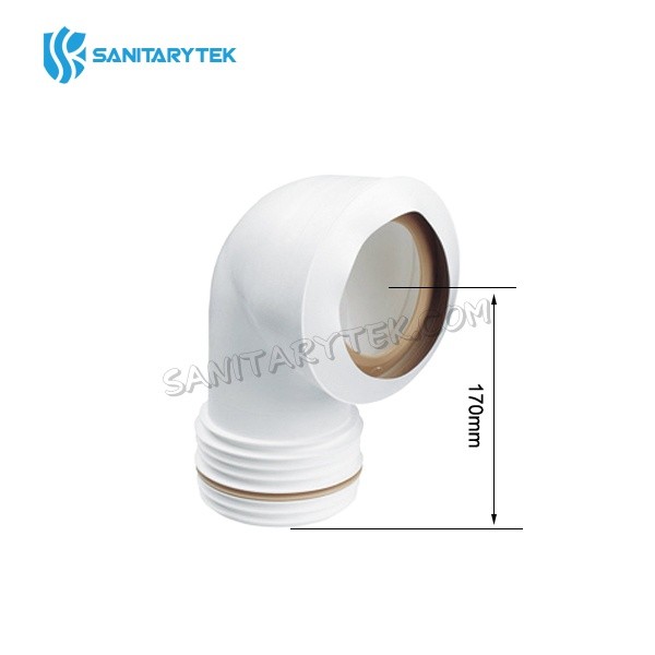Bend toilet sleeve 90 degree