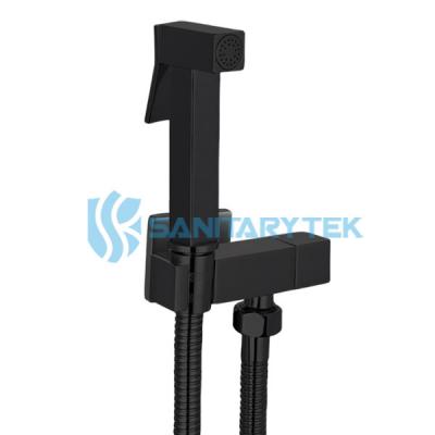 Black brass toilet bidet sprayer kit