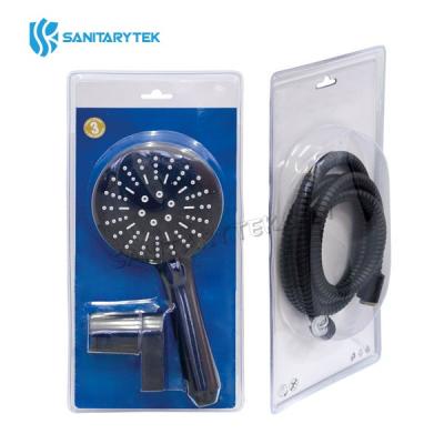 Black shower set