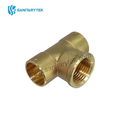 Brass Tee Cu-female branch