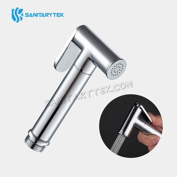 Brass bidet spray shattaf, chrome - Image 2
