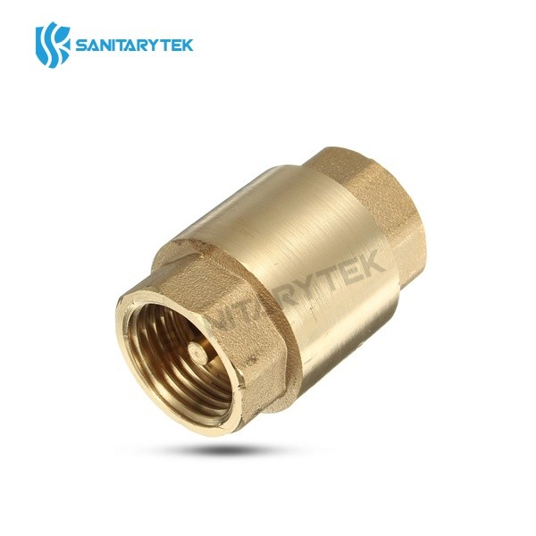 Brass check valve with brass disk