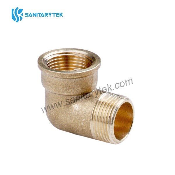 Brass elbow 90° with internal/external thread - Image 2