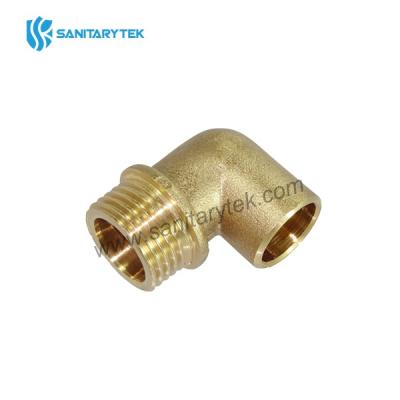 Brass elbow male for solder MxC