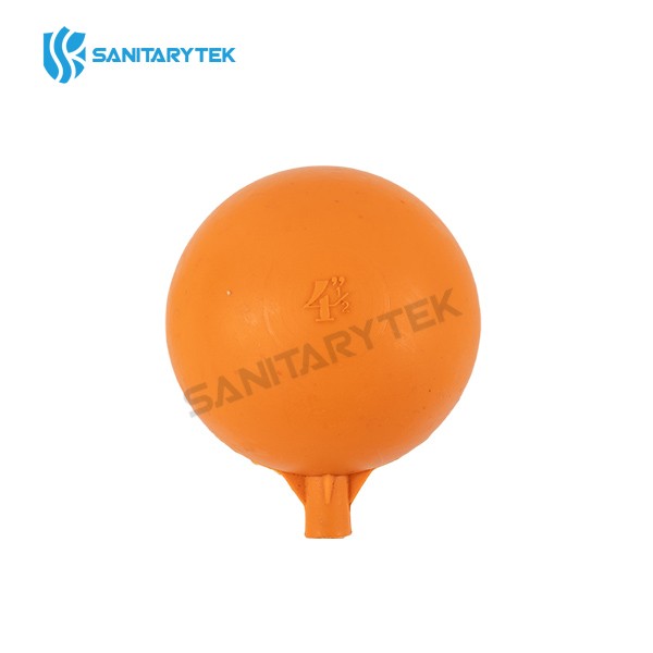 Brass float valve with plastic ball float