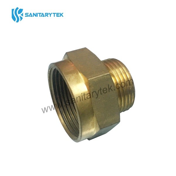 Brass reducing socket M/F