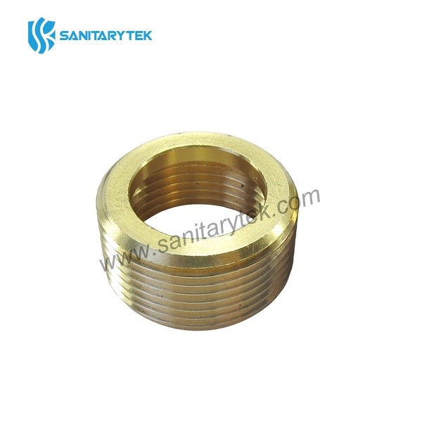 Brass reducing transition nipple with external/internal thread (MF)