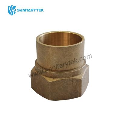 Brass straight coupler for solder FxC