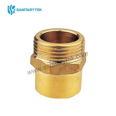 Brass straight male adaptor for solder