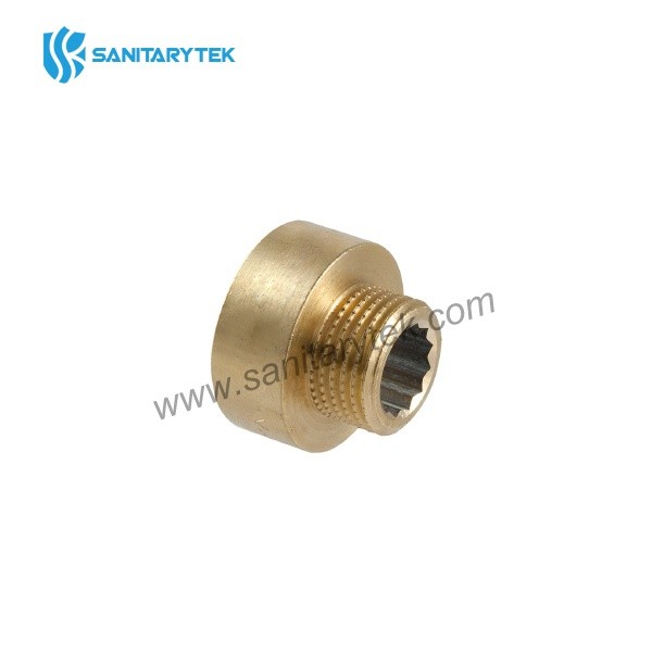 Chrome plated M/F reduced extension