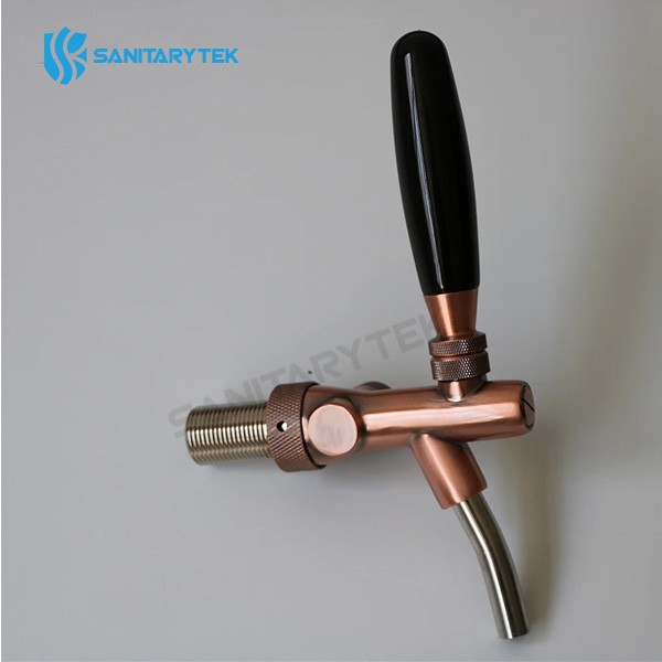 Compensator beer tap bronze plated