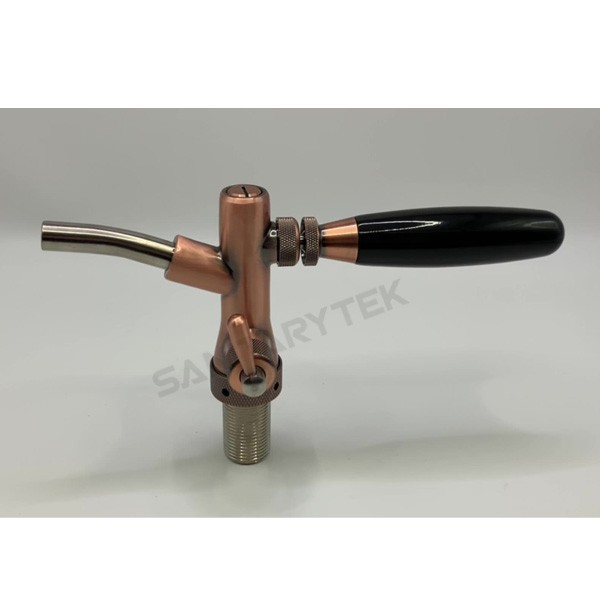 Compensator beer tap bronze plated