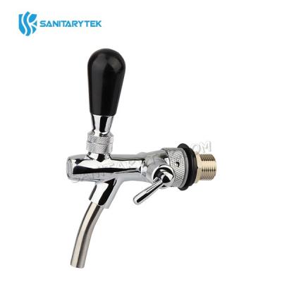 Compensator beer tap shaft G5/8x35mm, chrome plated